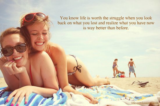 Life Confessions post
